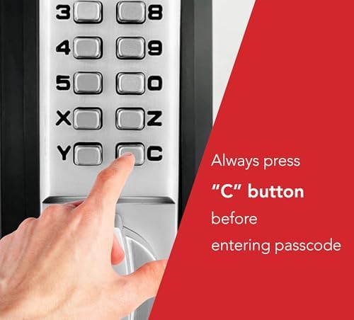 JOUNJIP Keyless Deadbolt - Secure Front Door Lock Without Passcode
