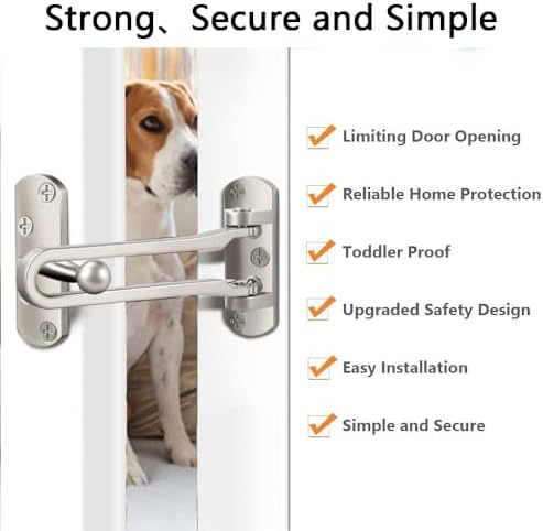 BESTCAN Home Security Door Lock 2 Pack