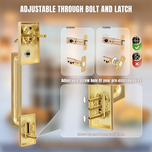 Premium Double Front Door Lock Set