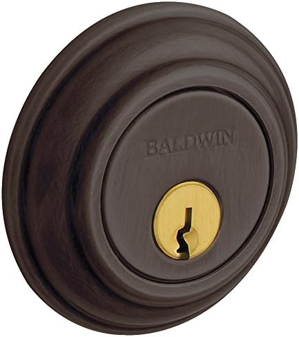 Baldwin 8232112 Low Profile Traditional Double Cylinder Deadbolt in Venetian Bronze
