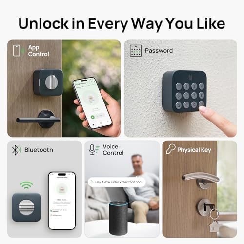 Secure Holo Smart Door Lock with Alexa Apple Home