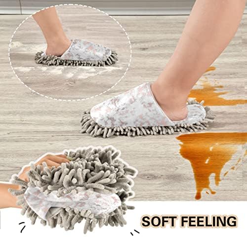Marble Mop Slippers Eco-Friendly walking vs Mopping for Women Men