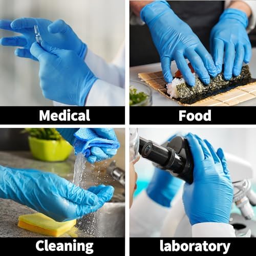 Stay Safe Comfortable Nitrile Exam Gloves