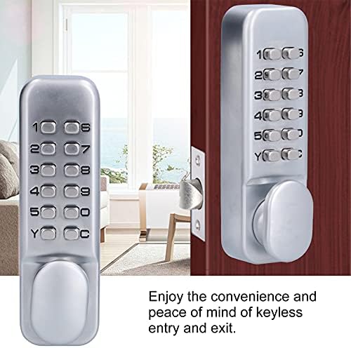 Sturdy Mechanical Keyless Door Lock with Keypad for Front Doors