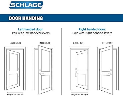 SCHLAGE Century Handleset with Aged Bronze Finish