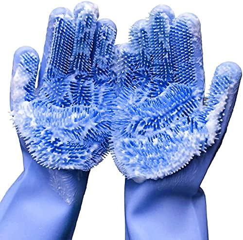 Premium Silicone Gloves Set for Dishes Pets and More