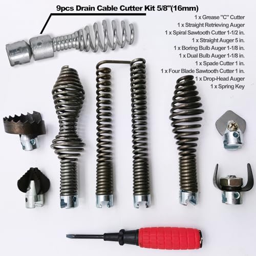 Essential Tool Set for Drain Cleaning