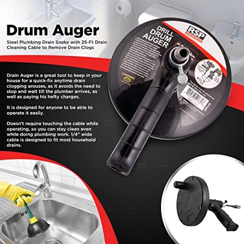 SU3248 housed in a drum mess-free and powerful for unclogging drains