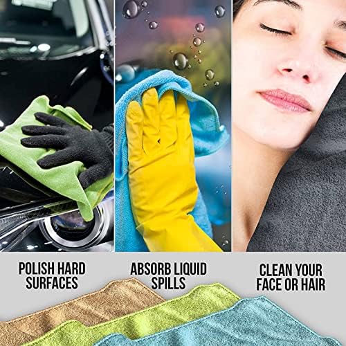 5-Piece Microfiber Cleaning Cloth Set