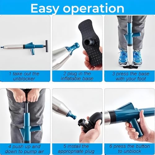 High-Pressure Toilet Plunger