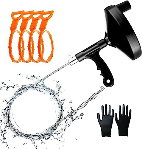 Quick-acting Drain Auger Snake Set for Efficient Plumbing Fixtures