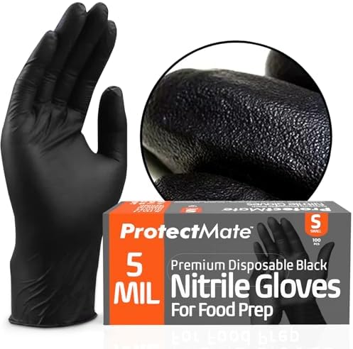 Textured Nitrile Gloves for Professional Cooking 5 Mil