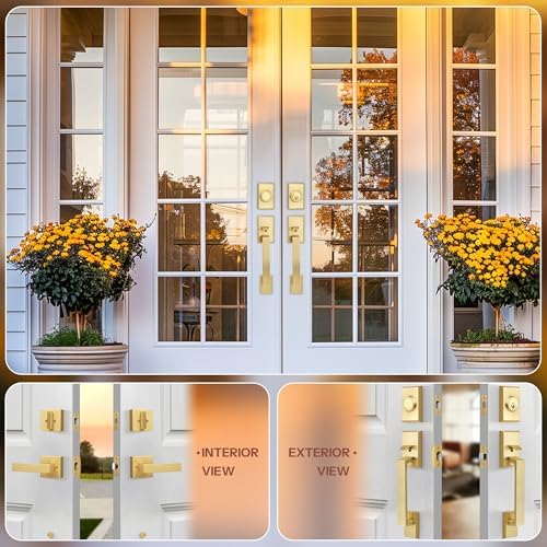 Premium Double Front Door Lock Set