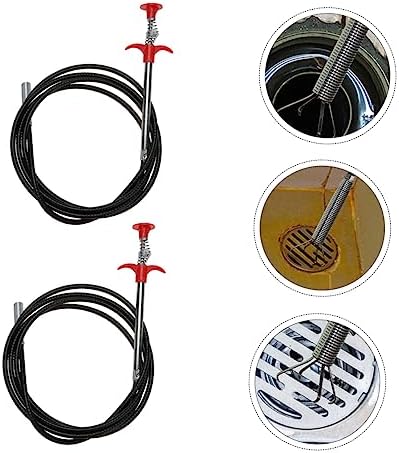2-Piece Steel Drain Cleaning Tool Set