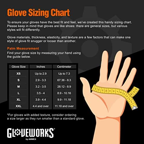 HD Orange Nitrile Gloves for Mechanics straight to your door