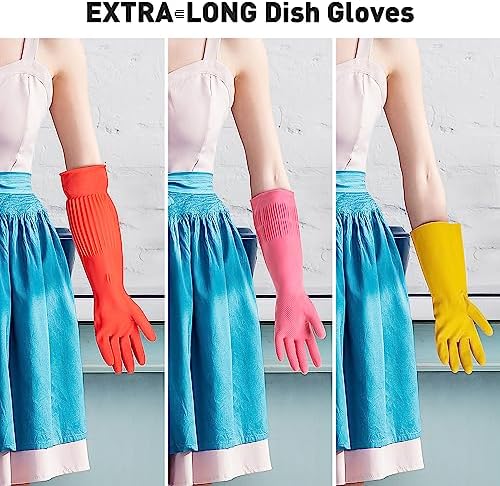 Durable Rubber Gloves for Dishwashing