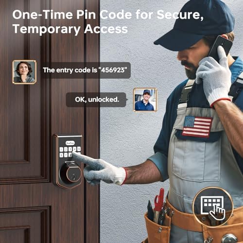 Secure Front Door with Fingerprint Entry