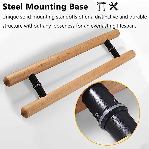 YWT Rustic Wooden Door Handle - Perfect for Home or Farm