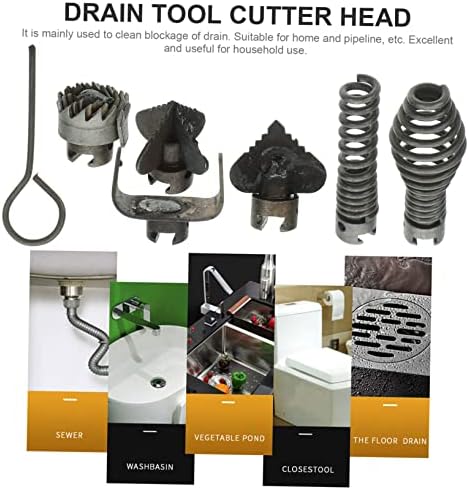 7-Piece DredgeSpring Connector Drain Cleaner Set for Clog Removal
