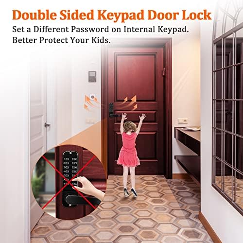 CODACE Combination Lock with Keypad - Front Door Security