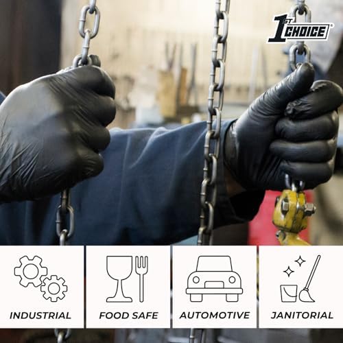 1st Choice Nitrile Gloves Latex-Free for Cooking Cleaning