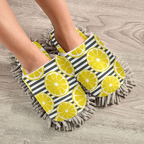 Lemons Mop House Slippers - Durable Efficient for Cleaning