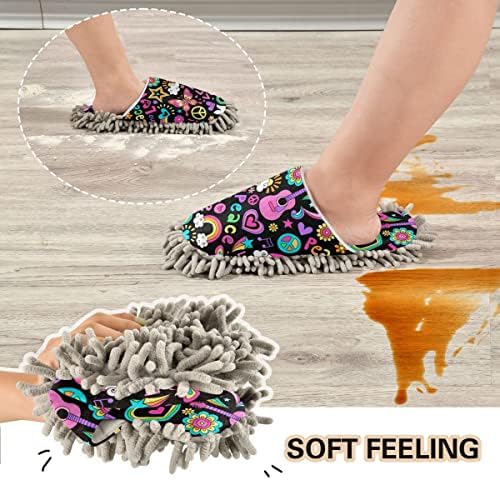 DOMIKING Doodle Slippers Eco-Friendly Cleaning