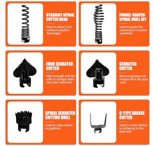 GQ-80 Electric Drain Cleaner 90ft_augger_drill