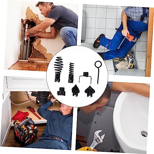 Powerful Drain Cleaning Set - Durable Manganese Steel Cutters for Efficient Drainage