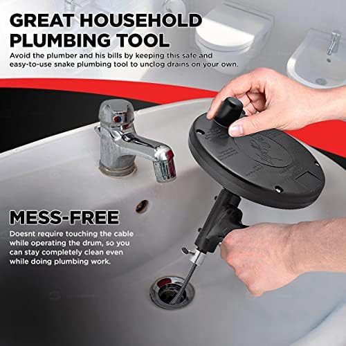 SU3248 housed in a drum mess-free and powerful for unclogging drains