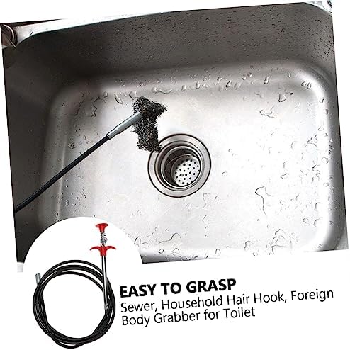 Two-Piece Dredging Auger Hose for Plumbing and Drain Cleaning
