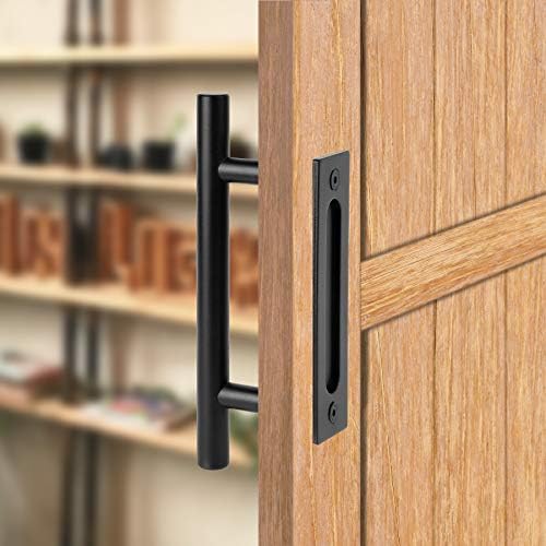 Heavy-Duty Rustic Barn Door Pull Handle Set