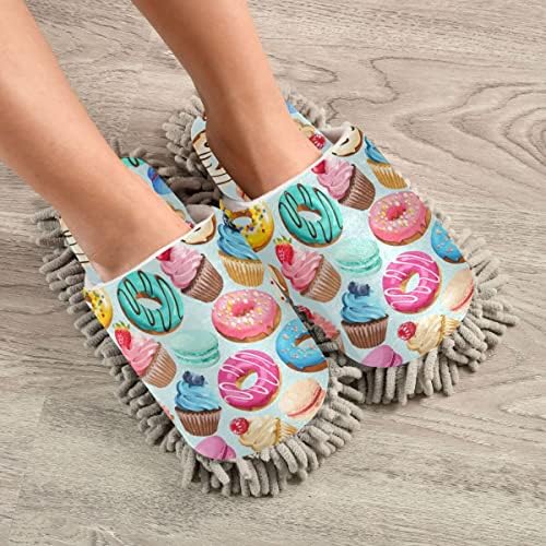 DOMIKING Sweets Mop House Slippers