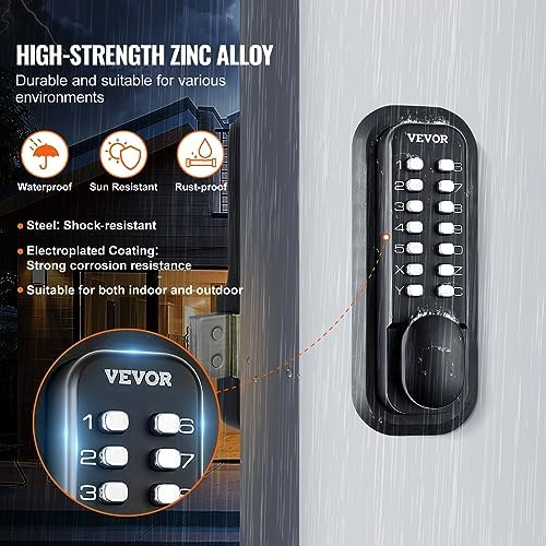 DOOR LOCK SET WITH KEEPasD Entry Door Lock