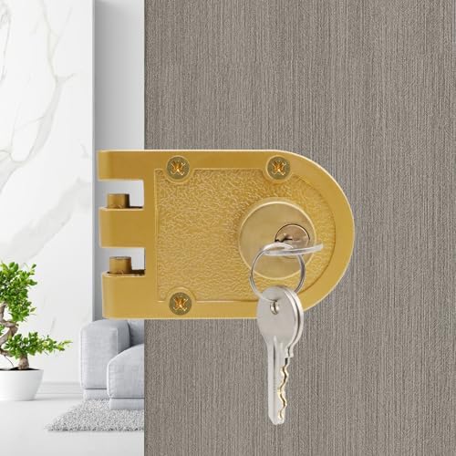 MY MIRONEY Jimmy Proof Deadbolt Lock Heavy Duty Security Lock for Home
