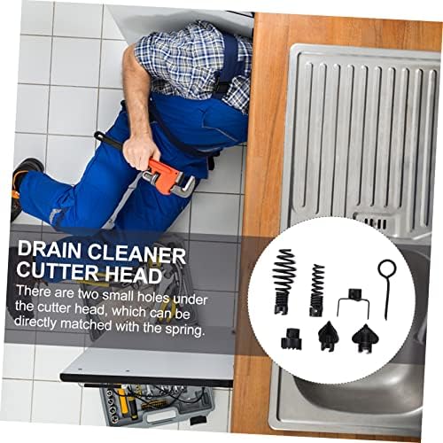 Powerful Drain Cleaning Set - Durable Manganese Steel Cutters for Efficient Drainage