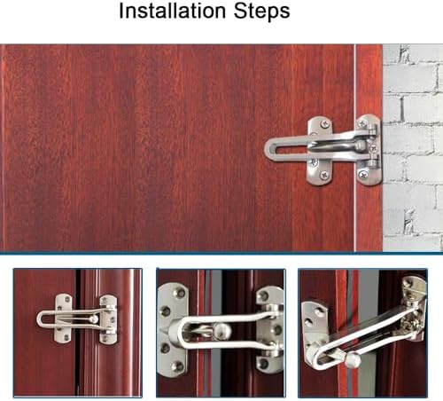 BESTCAN Home Security Door Lock 2 Pack