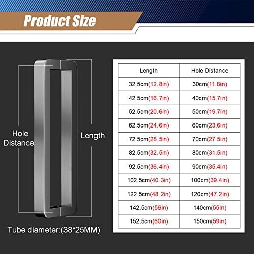 ANQKYO Heavy Duty Stainless Steel Door Handle
