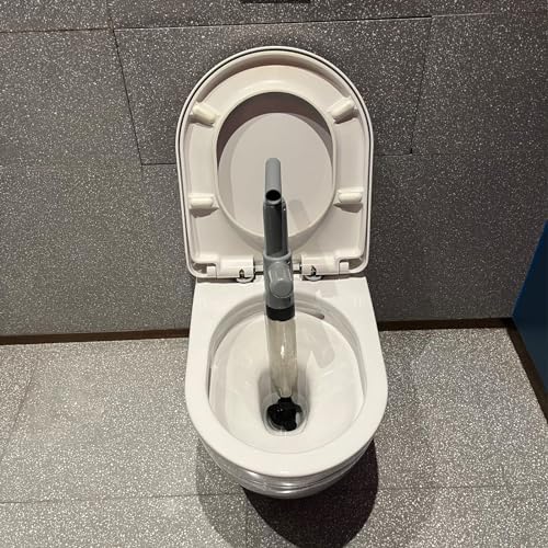 Moozies Toilet Plunger with Pressure Display and Diverse Heads