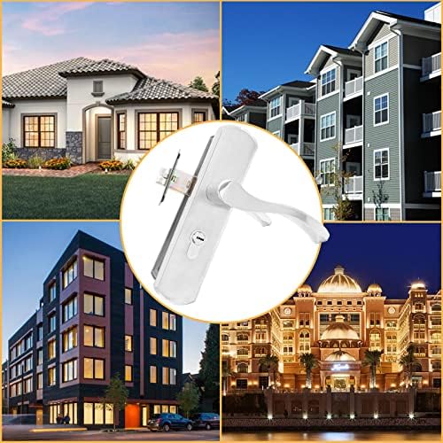 Front Door Lock Set - Stainless Steel Secure Door Handle