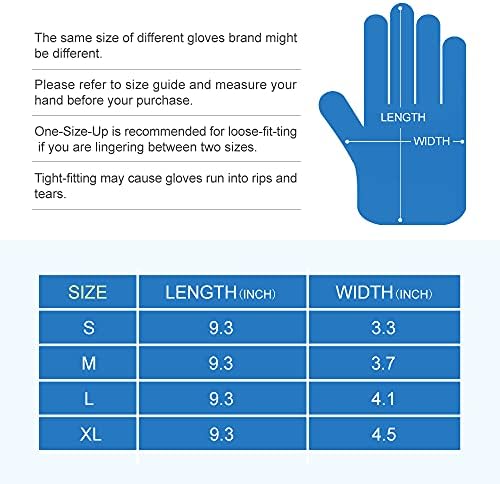Premium Black Nitrile Latex Gloves X-Large