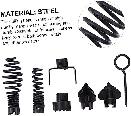 Powerful Drain Cleaning Set - Durable Manganese Steel Cutters for Efficient Drainage