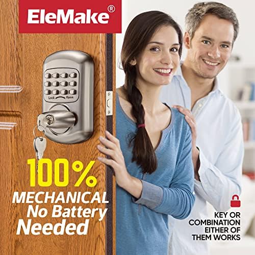 Bravex Keyless Deadbolt Keypad Entry Door Lock