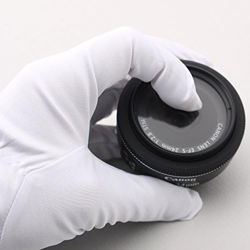 Dexac Microfiber Gloves - Protection for Jewelry Optics White