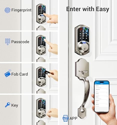 Veise Fingerprint Front Door Lock
