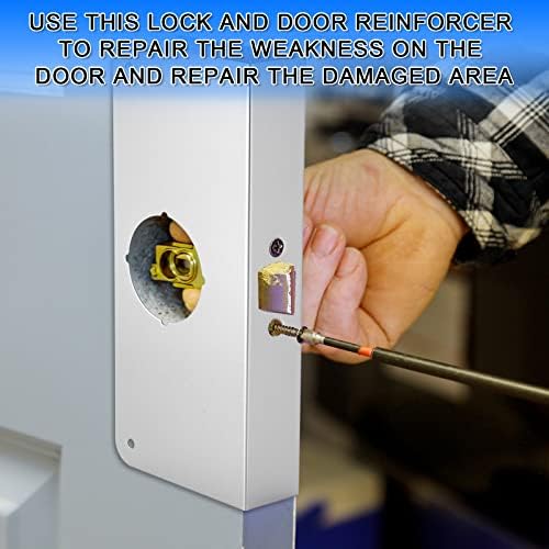 Dunzy Door Reinforcement Plate - Strengthen Secure Your Door in Seconds