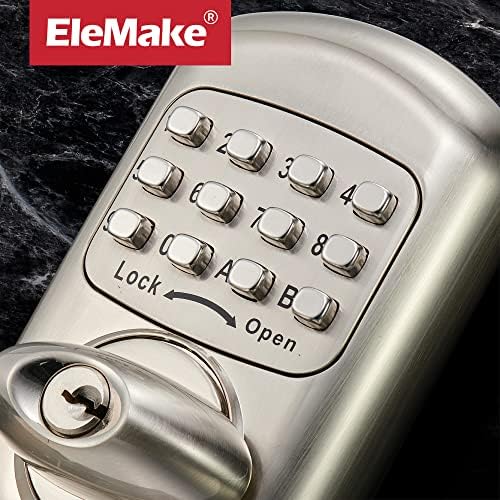 Bravex Keyless Deadbolt Keypad Entry Door Lock