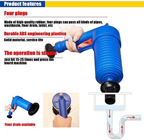 Arinda Toilet Blaster Effortless Drain-Clearing Solution