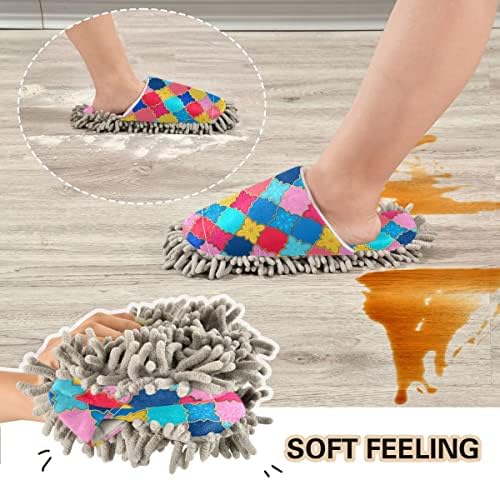 Elegant Washable Mop Slippers