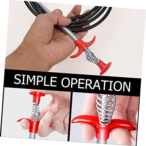 2-Piece Steel Drain Cleaning Tool Set